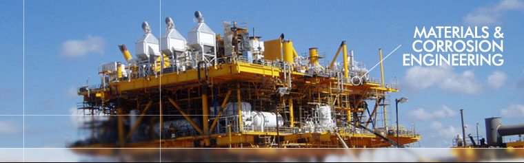 Materials and Corrosion Engineering services for oil and gas industries Australia